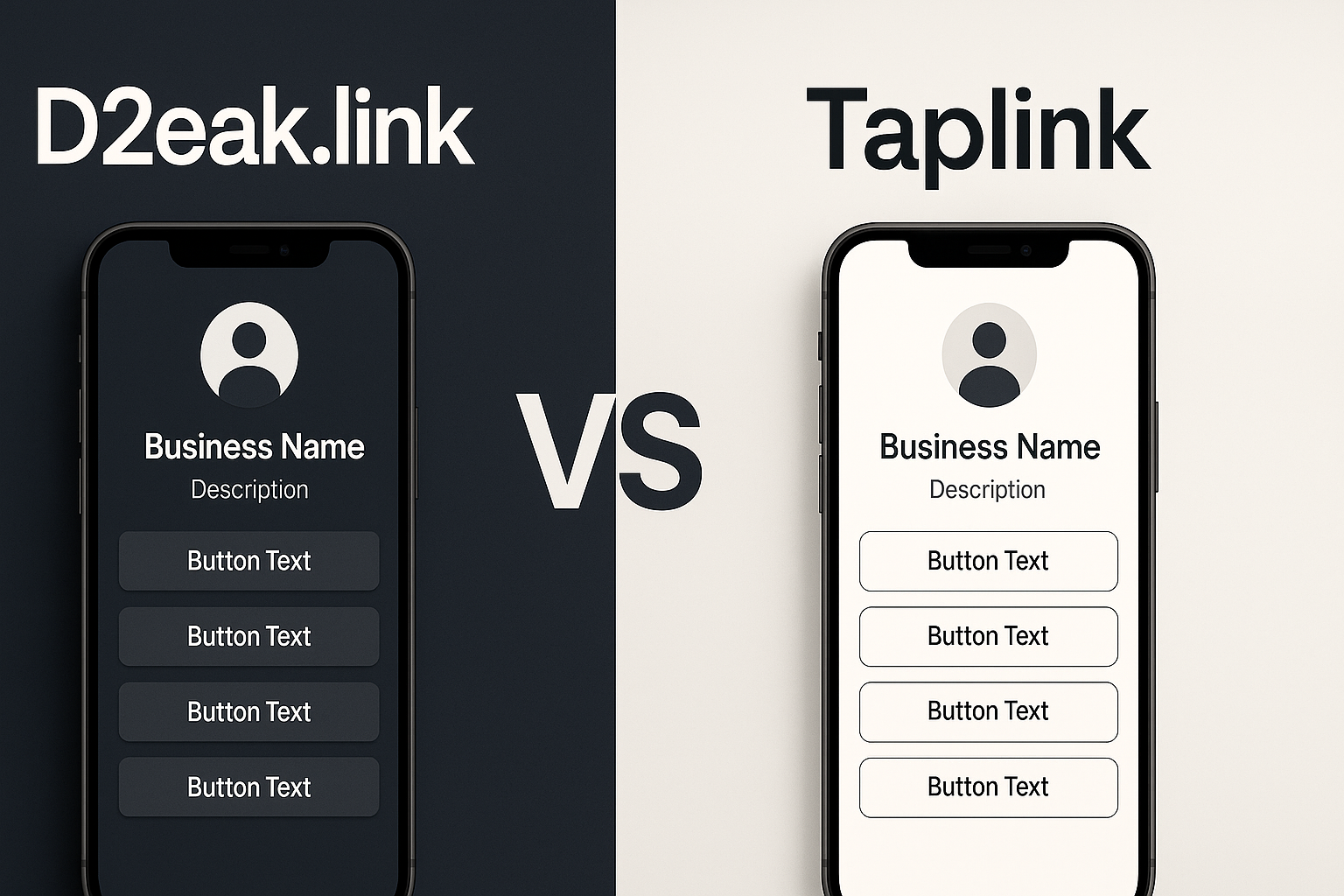 D2eak.link vs Taplink: Which Is Better for Business Use?
