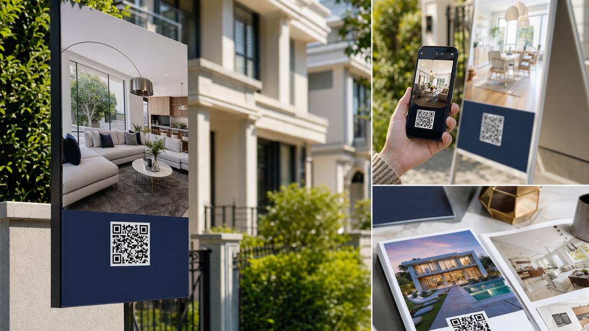 How Estate Agents Can Use QR Codes on Boards and Flyers