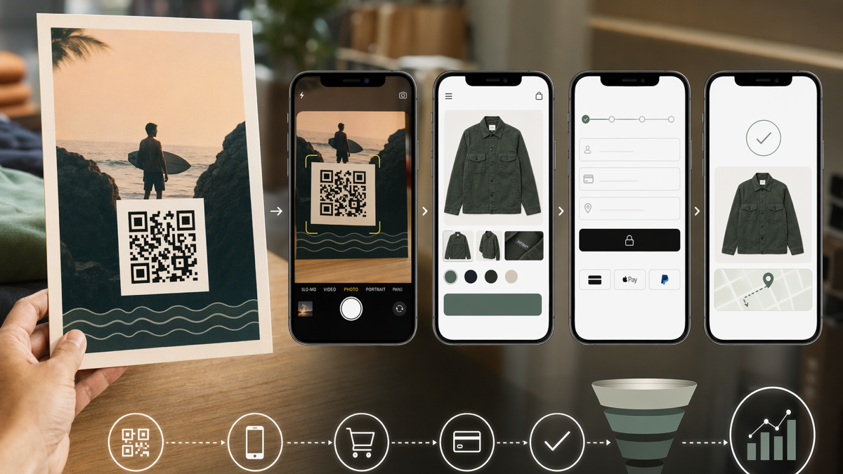 From Flyer to Checkout: Building a Trackable QR-to-Conversion Funnel