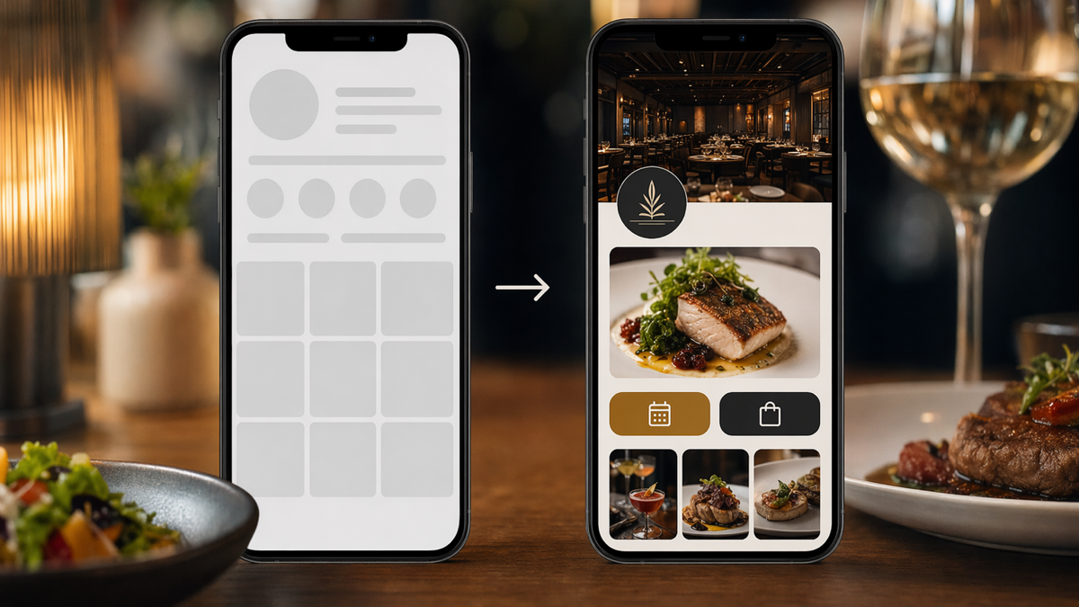 Example: Turning a Weak Restaurant Profile Page Into a Better Conversion Page