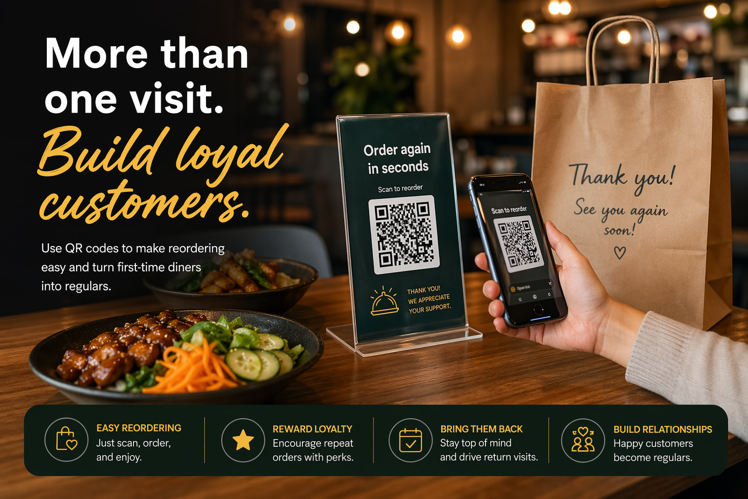 How Restaurants Can Use QR Codes to Drive Repeat Orders